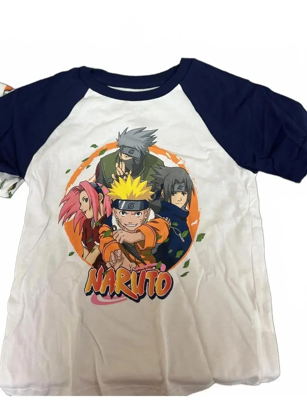 Naruto Uzumaki Crew Neck Short Sleeve 4pk Boy's Tees Size S (6/7)